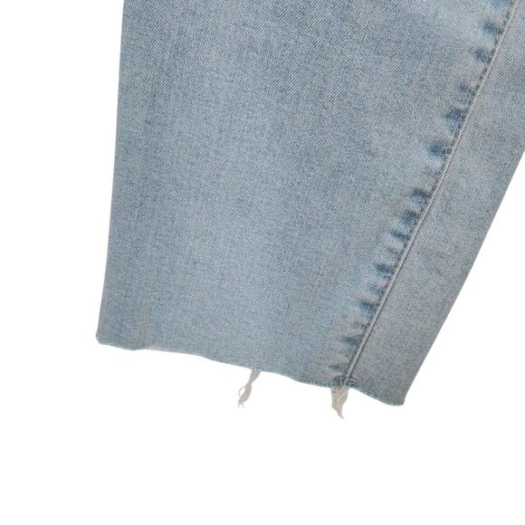 FOREVER 21 High Waist Raw Hem Skinny Jeans Womens Size 28 - Picture 3 of 8